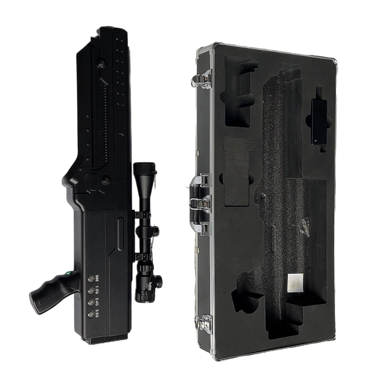  商河手持便携式枪型低空防御反制四通道A型